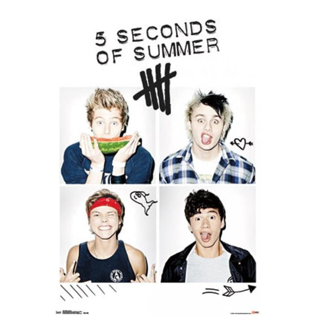 FIVE SECONDS OF SUMMER POSTER NEW 22x34 FAST FREE SHIPPING