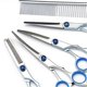 thumbnail image 3 of Dog Grooming Scissors Kit Stainless Steel Comfortable Adjustable Screw Professional 6 in 1 Grooming Scissors for Pet, 3 of 5