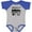 Baseball Heather and Royal, variant on Inktastic Houston Texas Someone Loves Me Skyline Boys or Girls Baby Bodysuit