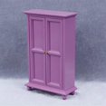 thumbnail image 2 of Armario de dormitorio morado shaofei Simulación de Armario en miniatura para decoración juguete para niños morado, 2 of 5