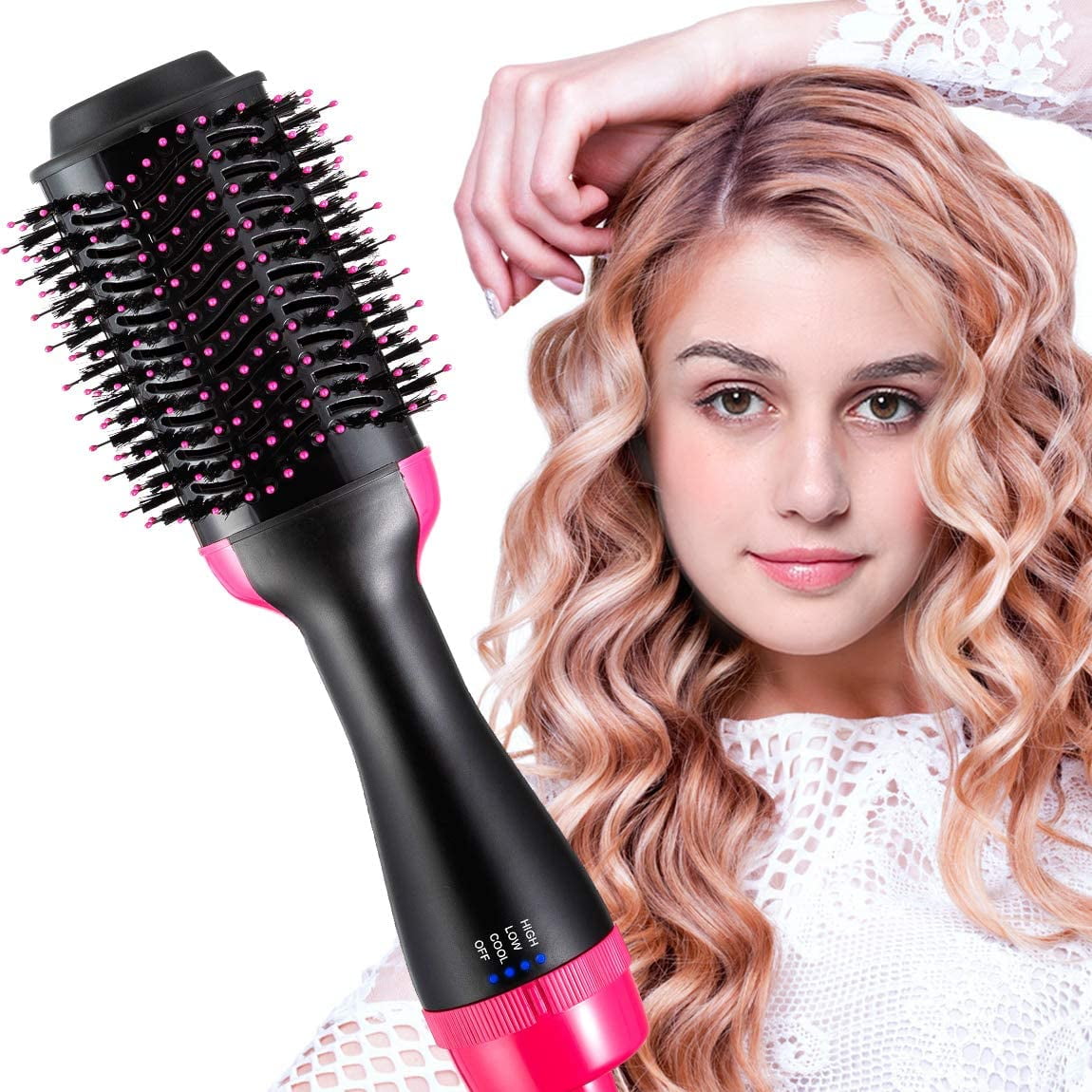 Grm Hot Air Brush 3 In 1 One Step Hair Dryer Volumizer Negative Ion Hair Dryer Brush