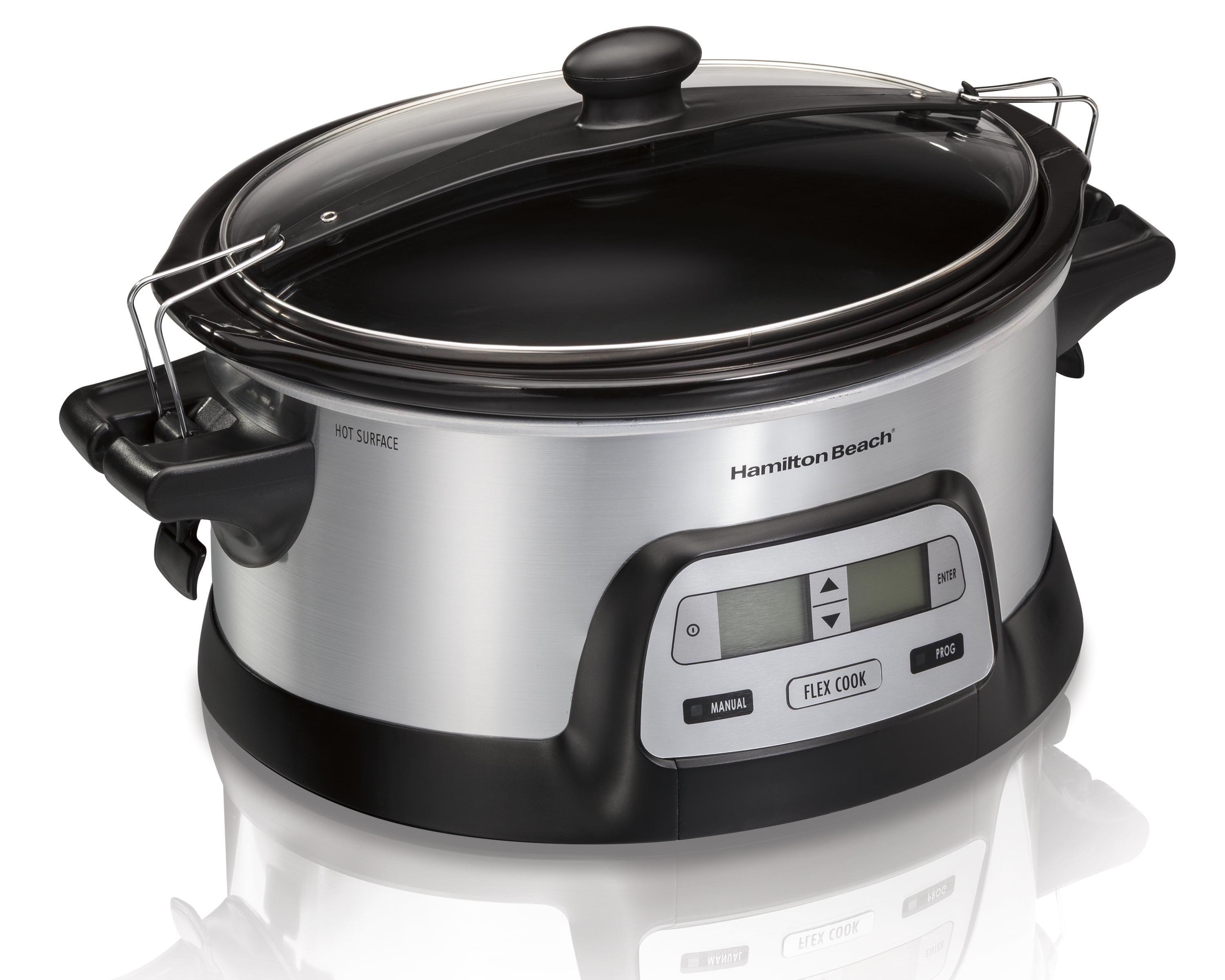 Hamilton Beach Programmable FlexCook 6 Quart Slow Cooker Model 33861
