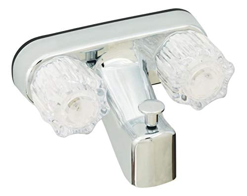 Empire Brass U-YJW41VB Chrome 4" Tub Faucet with Clear Knobs & Diverter