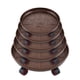 thumbnail image 1 of Fiudx Base con Ruedas de Hierro y Metal, Almohadilla Gruesa de Alta Resistencia, Diseño de Drenaje, Bandeja Universal para Macetas, Soporte Rodante Duradero, Gran Capacidad de Carga, Uso En Interiore, 1 of 5