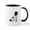 White/Black Inside, variant on CafePress - Newfie (LS1) Mug - 11 oz Ceramic Mug - Novelty Coffee Tea Cup