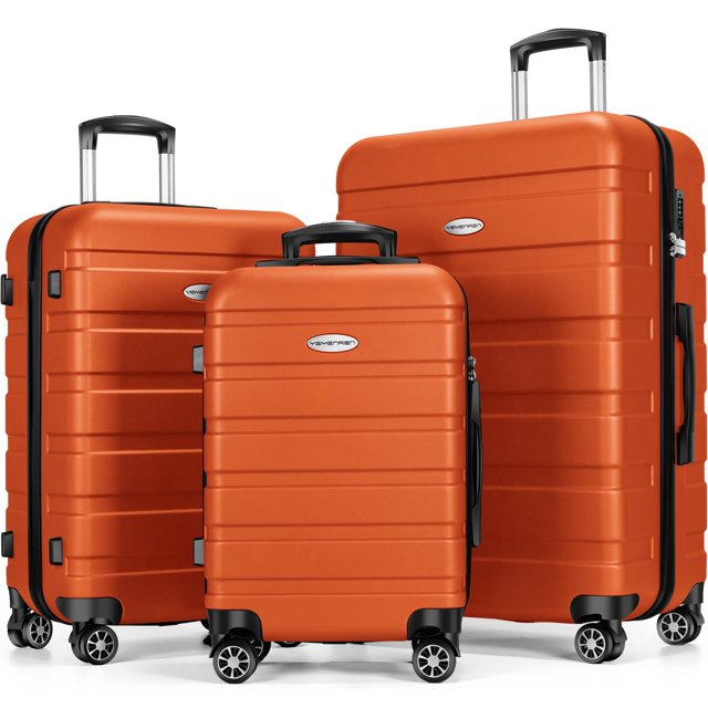 Set de equipaje YEMENREN Hardside Lightweight con ruedas giratorias