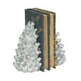 thumbnail image 5 of Creative Co-Op Resin Pinecone Bookends, Silver Finish, 5 of 5