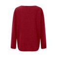 thumbnail image 5 of Fgnfyis Womens Crewneck Sweatshirt Casual Solid Color DIY Loose Fit Pullover Comfortable Stylish Top Sweatshirts for Women, 5 of 6