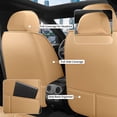 thumbnail image 2 of Full Set for Nissan Pathfinder Car Seat Covers 2011-2026,Waterproof Nappa Leather Car Seat Protector,Anti-Slip and Comfortable Car Seat Cover&Accessories(5 Seats/Beige), 2 of 7