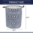 thumbnail image 2 of Howarmer Large Hamper - Large Sized Storage Baskets with Handle, Collapsible & Convenient Home Organizer Containers for s s, Clothing, Space Pattern, 2 of 8