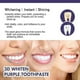 thumbnail image 4 of Jaysuing Teeth Whitening Purple Toothpaste Teeth Whitening Deep Cleansing Removes Oral Odor and Freshens Breath | |, 4 of 5