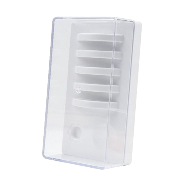 Paleta de Extensiones de Pestañas con Tapa, Contenedor de Almacenamiento a Prueba de Polvo para Pestañas Artificiales, Ideal para Salones de Belleza. Blanco