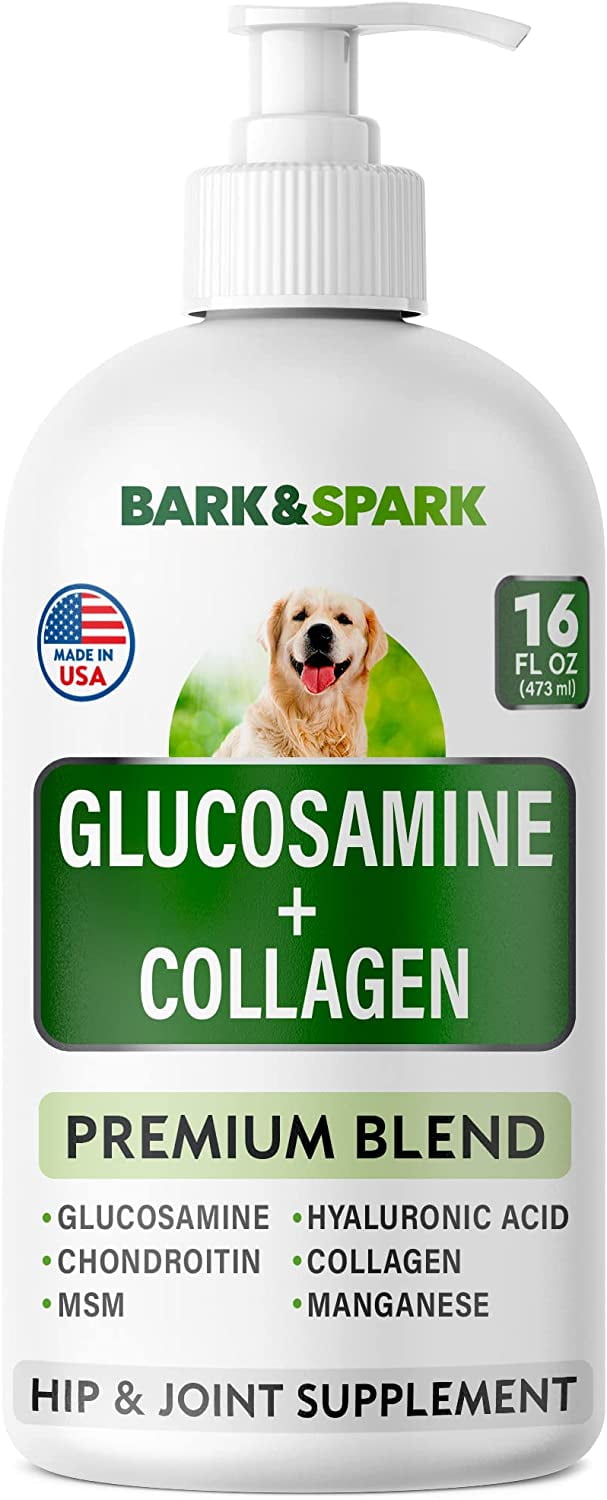 Liquid Glucosamine for Dogs 16 Fl Oz Easy to Serve Joint Pain Relief
