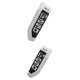 thumbnail image 1 of 2 Emblemas OEM De Salpicaderas Delantero Negros Carbón / Cromo Brillante F-250 Super Duty DE 2017 A 2022 Ford Original, 1 of 7