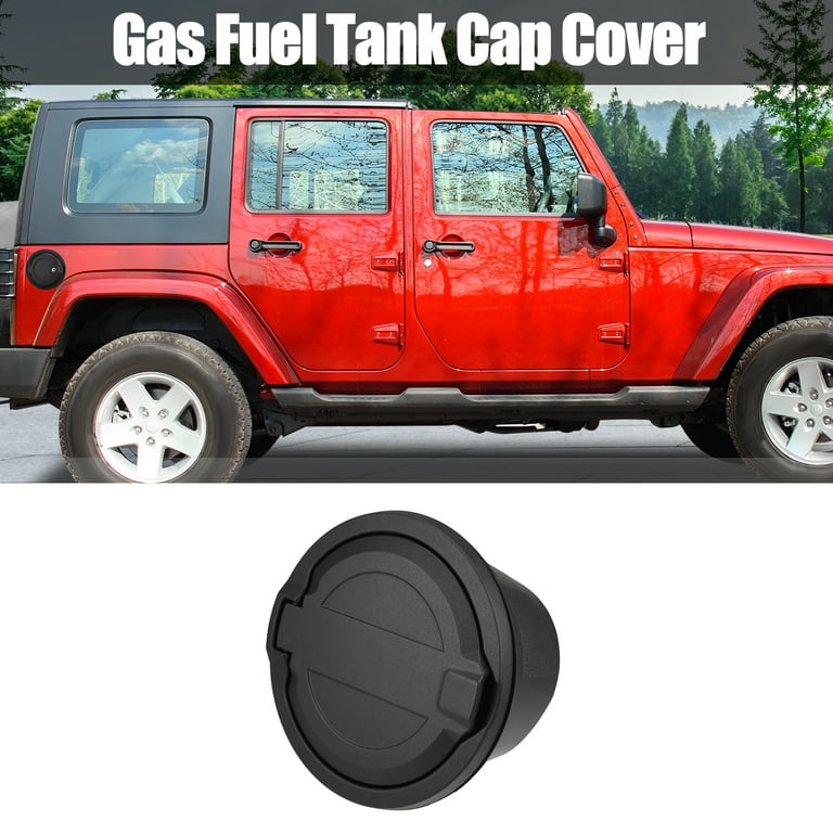 Unique Bargains Car Gas Cap Fuel Filler Door Cover for Jeep