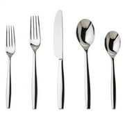 The AIDAN 5PC 18 10 Stainless Flatware Set by Nambe