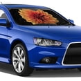 thumbnail image 2 of Goofa Orange Dalia Printed Car Windshield Sunshade,Foldable Reflective Sun Visor,UV Protection Heat Blocker Sunshade,Car Cooling Accessory-, 2 of 6