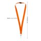 thumbnail image 3 of Lanyards WEZEBEL de 12 unidades, naranja, de poliéster con cierre de seguridad, 3 of 5