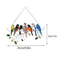 thumbnail image 2 of ZAXARRA Bird Series Hanging Pendant Window Panel Ornament for Living Room, 2 of 3