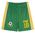 thumbnail image 6 of Bluey Little Boys' Graphic T-Shirt and Athletic Mesh Shorts Set Yellow and Green Soccer Bluey, Honey, and Mackenzie, 6 of 7