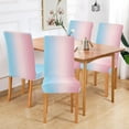 thumbnail image 2 of Yayeee 2 Pack Dining Chair Covers Stretch Parson Chairs Slipcovers Seat Protector, Light Pink Gradient, 2 of 6