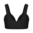 thumbnail image 4 of CHUANK Front-Closure Wireless Leisure Bra - Comfortable Plus Size Bras For Women Purple L, 4 of 9