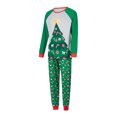 thumbnail image 4 of Hirigin Store Family Matching Christmas Pajamas Set, Baby Romper/Christmas Tree Pattern Long Sleeve Tops and Pants Sleepwear Set, 4 of 10