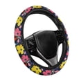 thumbnail image 6 of Uorisanigo Floral Print Steering Wheel Cover for Women Modern Car Steering Wheel Protector for SUV Vehicle Sedan Breathable Car Steering Wheel Cover for Winter Car Decor Gift for Holiday, 6 of 8