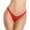 Red, variant on TMOYZQ Women's G String Thong Bikini Bottom Sexy High Cut Bikini Bottom Swimsuit Briefs V Cheeky Brazilian Bathing Suits High Leg Swim Bottoms Summer Beachwear