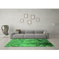 thumbnail image 3 of Ahgly Company Indoor Square Oriental Green Industrial Area Rugs, 8' Square, 3 of 4