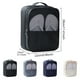 thumbnail image 5 of Qarigey Bolsa de almacenamiento de zapatos, zapatillas de deporte, bolsa con cremallera a prueba de polvo y agujero de malla, organizador de soporte para Envolturas para manijas de equipaje Gris Qarigey AP012004-02, 5 of 6
