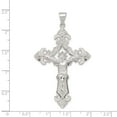 thumbnail image 6 of 925 Sterling Silver Polished INRI Crucifix Pendant, 6 of 6