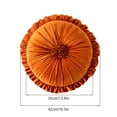 thumbnail image 2 of Cushions Pillows Dutch Velvet Home Decor Cotton Birthday Gifts Durable Soft Ruffled Round Bed Linings, 2 of 15
