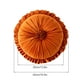 thumbnail image 4 of Almohada Cojín Redondo De Terciopelo Cojín De Flores Con Volantes Cojín Decorativo Para Sofá, 4 of 8