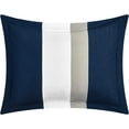 thumbnail image 2 of Chic Home CS0867-US 24 Piece Quilted Embroidered Complete Comforter Bed Set, Navy - Queen, 2 of 8