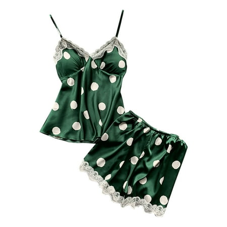 Henpk New Arrivals 2024 Now Trending 2024 Sexy Lingerie For Women Naughty For Sex Lingerie Plus Size Clearance Womens Exquisite Plus Size Lace Lingerie Bra -Briefs Set Cut-Out Sleepwear Green XL
