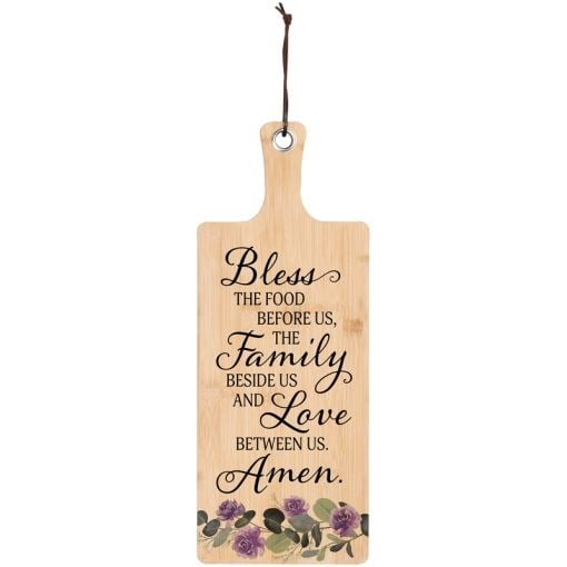 Carson Home Accents 397563 Serving Board - Bless The Food - 19.25 x 7.5 in. - Pack of 2