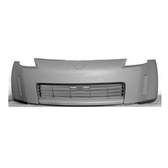 New Aftermarket CAPA Unpainted Front Bumper Cover Replaces 62022CD040 fits 2003-2005 Nissan 350Z