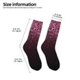 thumbnail image 2 of Goofa Pink Glitter Sparkles A Pattern Children's Crew Socks, Kids' Daily Wear and Sports Socks, Breathable Socks, Sports Socks, Moisture-Wicking Socks for Children, 2 of 6