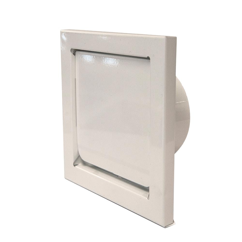 Master Flow 4 In Round Wall Vent Flush Mount In White Walmart Com Walmart Com