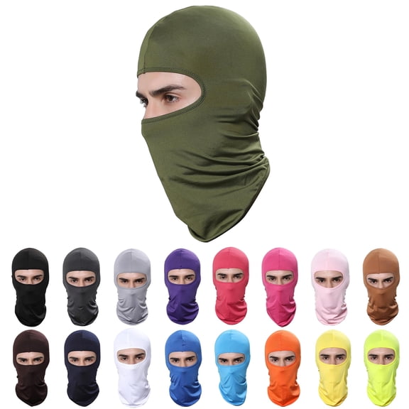 Minzimin 1/2 Pack，Face Mask, Ski Mask for Men Women, UV Protection Windproof Scarf for Snowboard Cycling