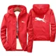 thumbnail image 3 of Primavera otoño hombres de gran tamaño protector solar rompevientos impreso chaqueta con capucha simplicidad moda adecuada para montañismo Camping, 3 of 5
