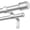 Silver, variant on Double Curtain Rod 32 to 86 Inch, 1 Inch Heavy Duty Double Curtain Rods for Windows 20 to 82 Inches(1.7-6.8 ft), Telescoping Drapery Rod with Simple End Finials, Black