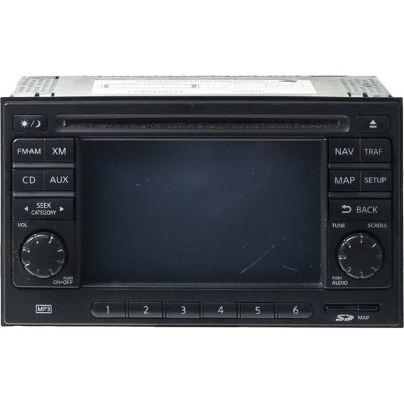 Restored 2012-14 Nissan Cube AM FM Radio CD Navigation 5" Display Model Number 259151FS0C (Refurbished)
