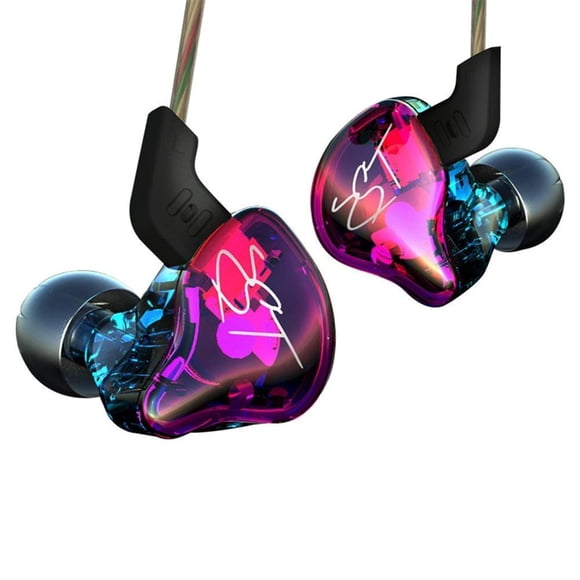 Auriculares intraurales KZ ZST Colorful Hybrid 1BA+1DD con cancelación de ruido