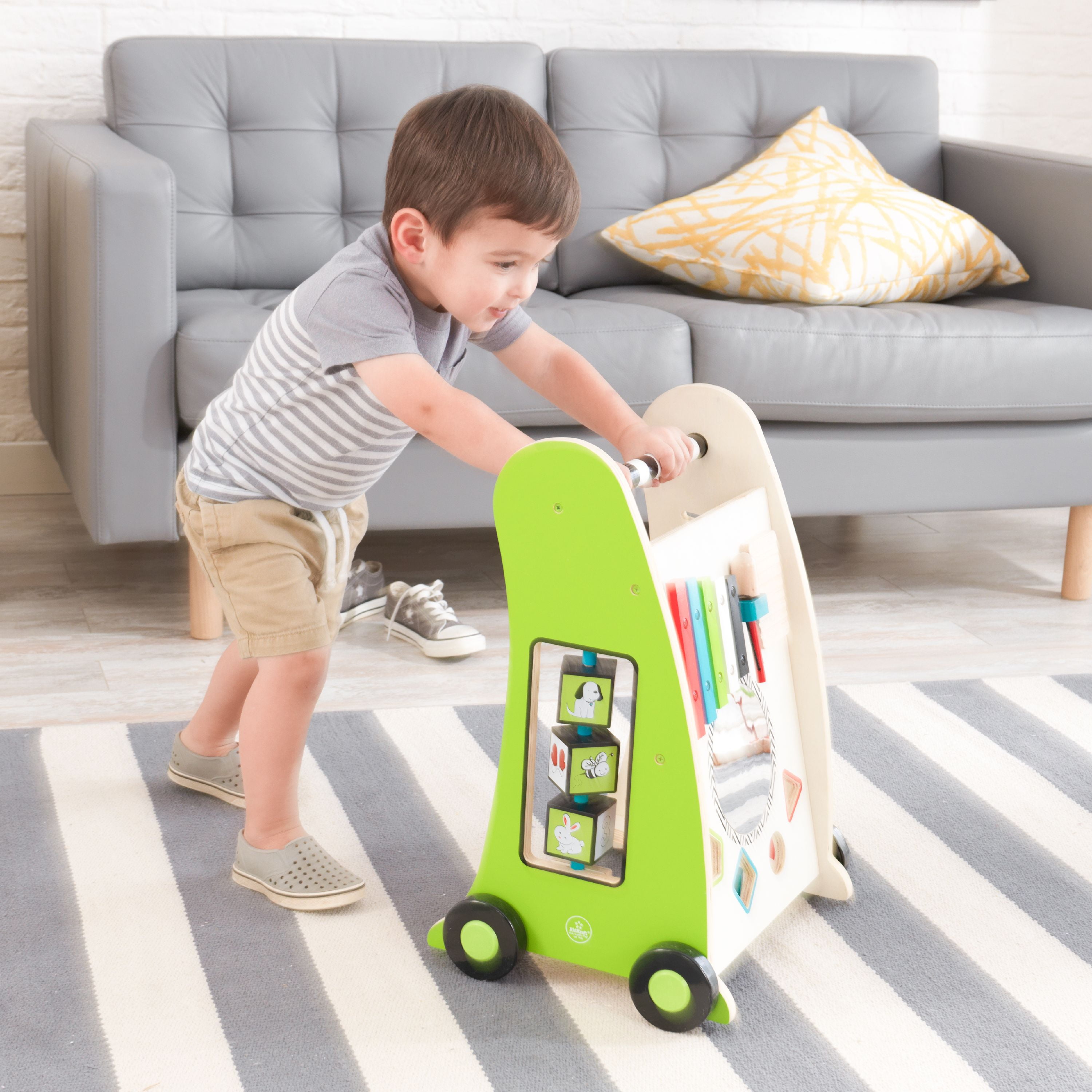 kidkraft push along play cart