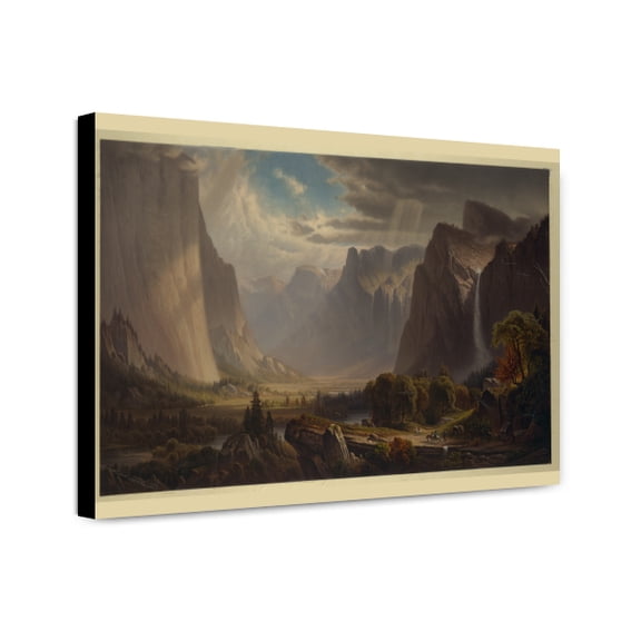 Canvas Print: Yosemite Valley. After Painting By Thomas Hill