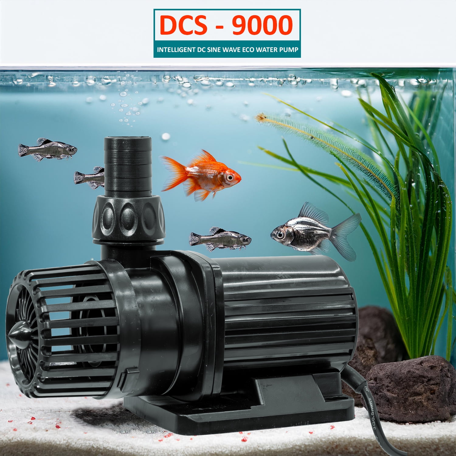 2400 GPH 24v Dc Eco Marine Aquarium Fish Tank Wave Maker Water Pump