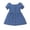 Blue, variant on Sngxgn Girls Long Sleeve Dress Kids Spring Bodycon Dresses Elegant Lantern Sleeve(Blue,80)
