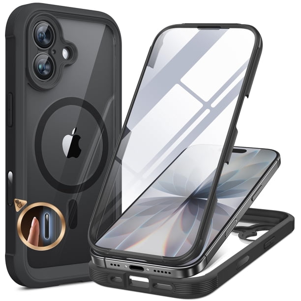 Funda Miracase para iPhone 17 de 6,3 pulgadas con protector de pantalla